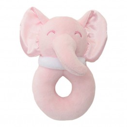Jucarie zornaitoare elefantel roz Soft Touch