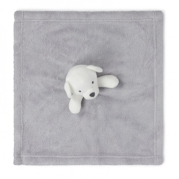 Jucarie cu paturica pentru bebelusi model ursulet