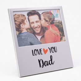 Rama foto din aluminiu love you Dad