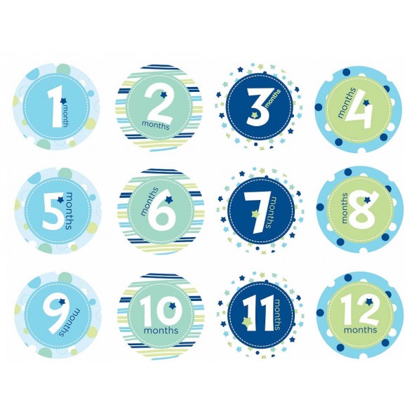 Pearhead - Stickere pentru body First Year - blue