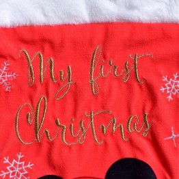Cizmulita pentru cadouri First Christmas Mickey