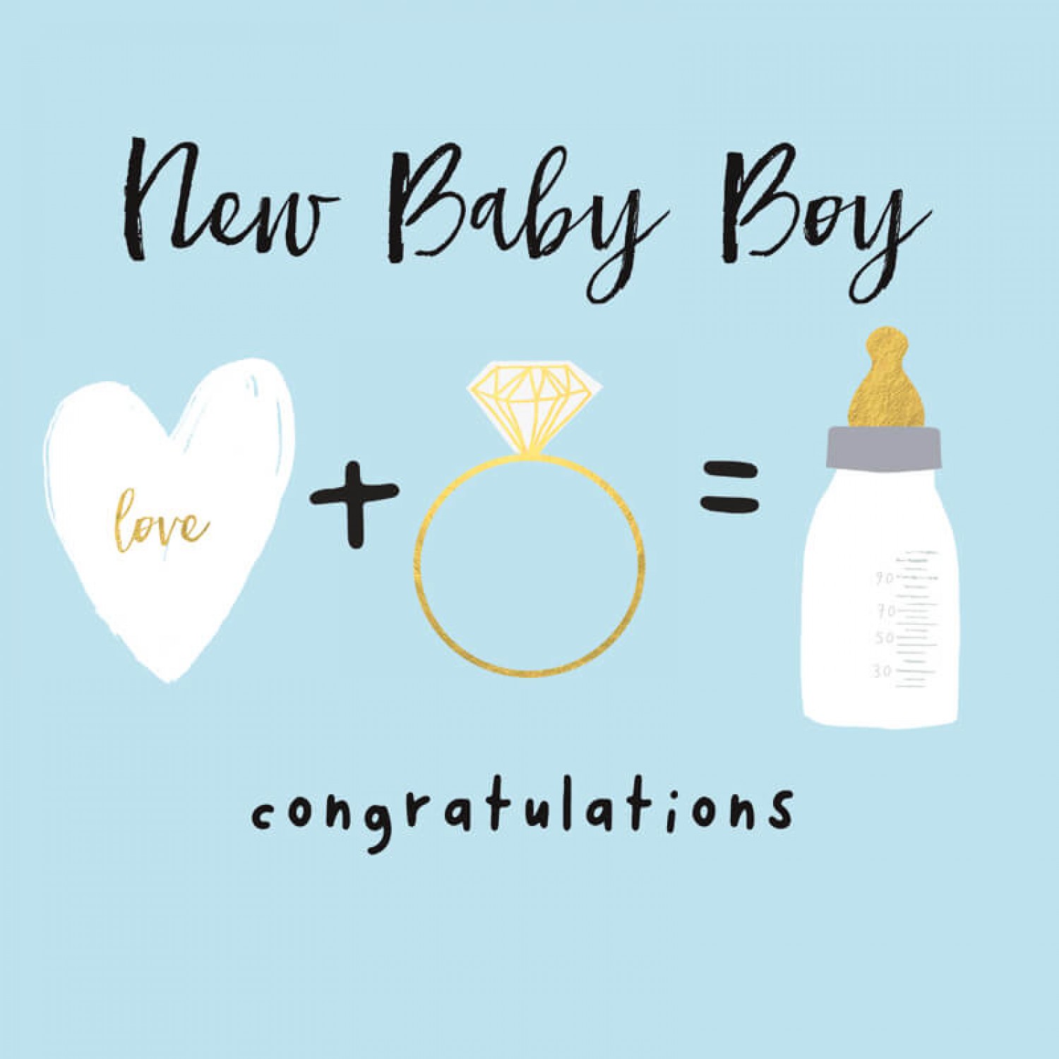 Felicitare congratulations New Baby Boy krbaby.ro