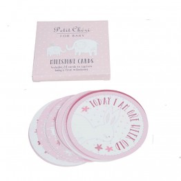 Cartonase pentru evenimentele bebelusului Petit Cheri roz krbaby.ro