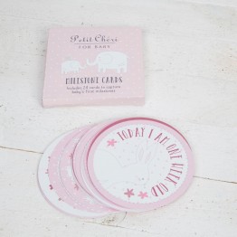 Cartonase pentru evenimentele bebelusului Petit Cheri roz krbaby.ro