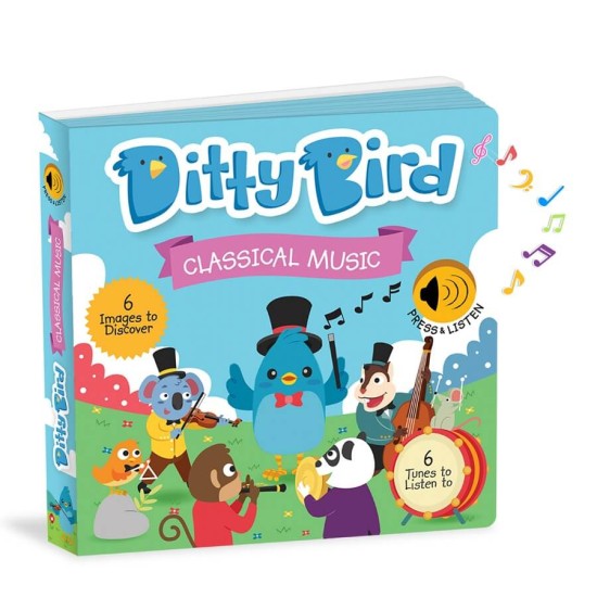 Carte muzicala in limba engleza pentru copii Ditty Bird - Classical Music