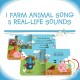 Carte cu sunete in limba engleza pentru copii Ditty Bird - Farm Animal Sounds