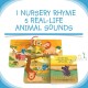 Carte cu sunete in limba engleza pentru copii Ditty Bird - Safari Animal Sounds