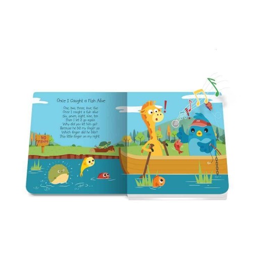 Carte cu sunete in limba engleza pentru copii Ditty Bird - Action Songs
