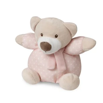 Jucarie de plus zornaitoare Inter Baby ursulet roz