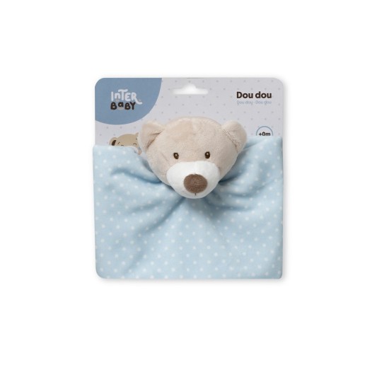 Jucarie paturica atasament Inter Baby ursulet bleu