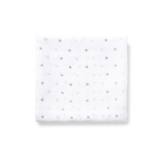 Set 3 museline 80 x 80 cm Inter Baby model panda - alb si gri