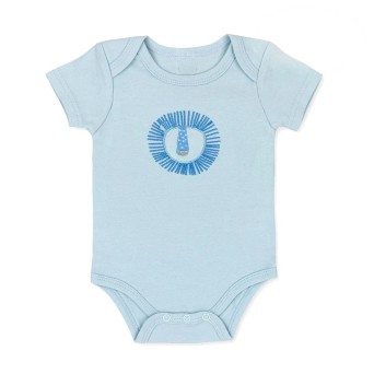 Set cadou bebe 5 piese bumbac model leu 0-3 luni