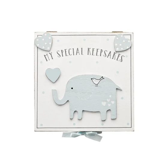 Cutiuta amintiri bleu din MDF  My Special Keepbox krbaby.ro