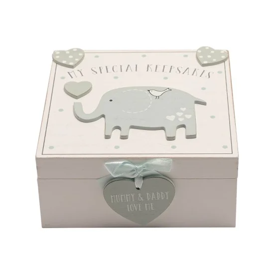 Cutiuta amintiri bleu din MDF  My Special Keepbox krbaby.ro