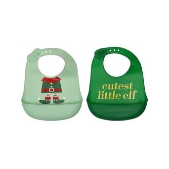 Set bavete din silicon Pearhead Cute Little Elf