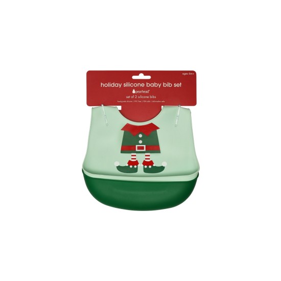 Set bavete din silicon Pearhead Cute Little Elf