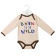 Set 3 piese pentru bebelusi Born to be wild - marimea 6-9 luni