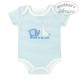 Set cadou bebe 5 piese bumbac model girafa si elefant 3-6 luni