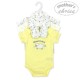 Set cadou bebe 5 piese bumbac model oite 3-6 luni