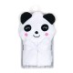Prosop bebe cu gluga din bumbac - ursulet panda