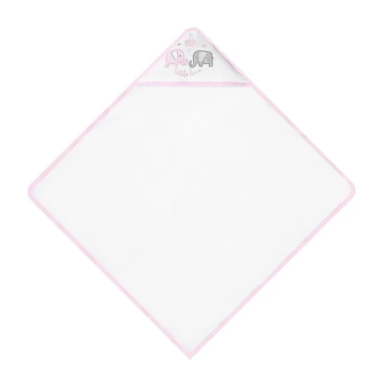 Set cadou bebelusi cu 5 mini prosopele si prosop de baie cu gluga - little love