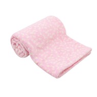 Paturica roz din fleece pentru bebelusi - Mother's Choice