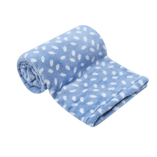 Paturica bleu din fleece pentru bebelusi - Mother's Choice
