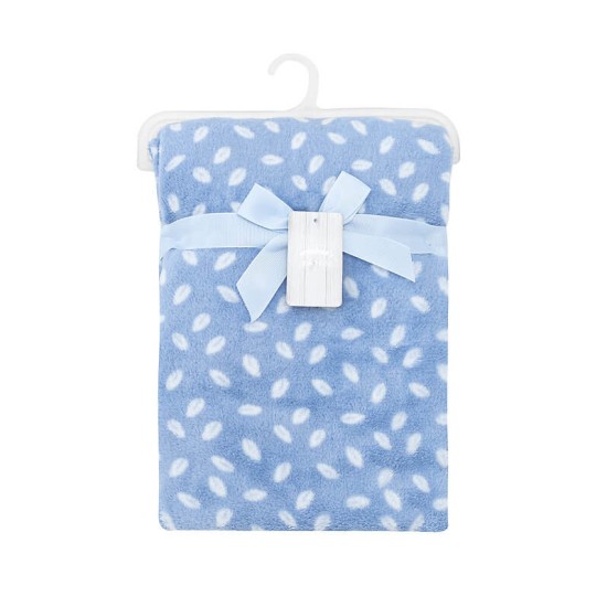 Paturica bleu din fleece pentru bebelusi - Mother's Choice
