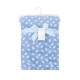 Paturica bleu din fleece pentru bebelusi - Mother's Choice