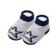 Set cadou nou nascuti 4 piese din bumbac model balena - bleu - Mother's Choice