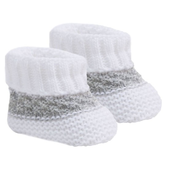 Botosei tricotati pentru bebelusi Soft Touch unisex