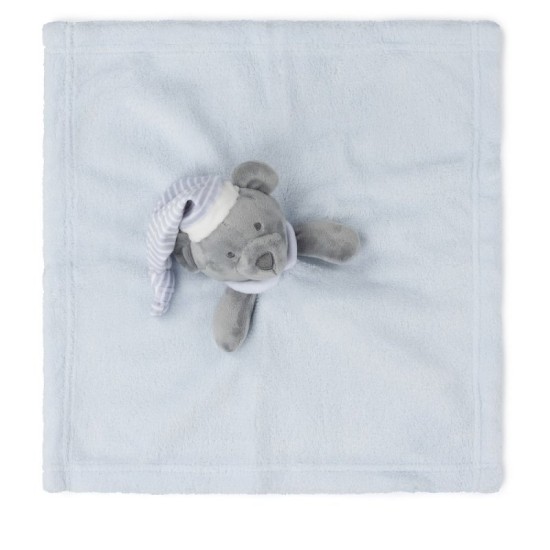 Jucarie cu paturica pentru bebelusi model ursulet somnoros