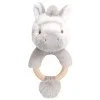 Jucarie zornaitoare cu inel de lemn model zebra Keel Toys