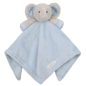 Jucarie de atasament tip comforter elefantel Baby Town bleu 38 cm