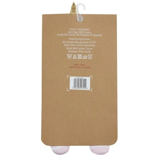 Set cadou bebe 3 piese model unicorn