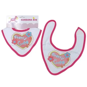 Bavetica bebelusi tip bandana model inimioara Rock A Bye Baby