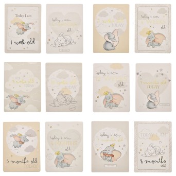 Set cartonase tip milestone pentru primele evenimente ale bebelusului - Dumbo