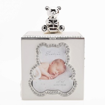 Bambino by Juliana - Cub argintat cu spatii pentru fotografie