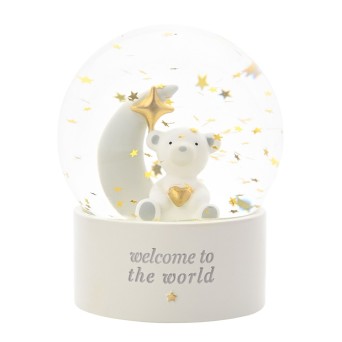 Glob cu ursulet Welcome to the World Bambino by Juliana