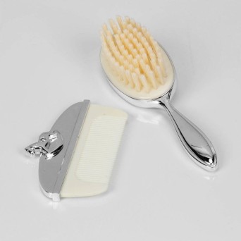 Bambino by Juliana - Set perie si pieptan argintate