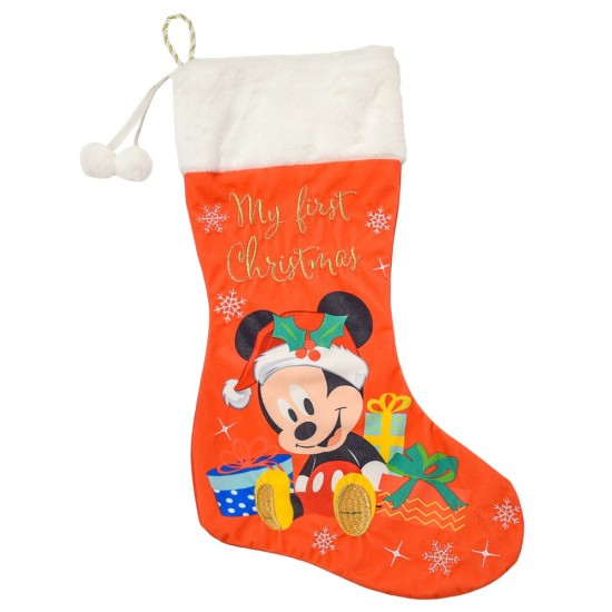 Cizmulita pentru cadouri First Christmas Mickey