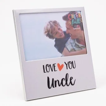 Rama foto din aluminiu love you Uncle