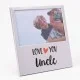 Rama foto din aluminiu love you Uncle