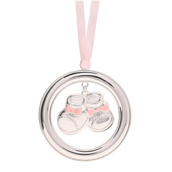 Botosei Bambino Silver Plated Hanging Bootie Roz