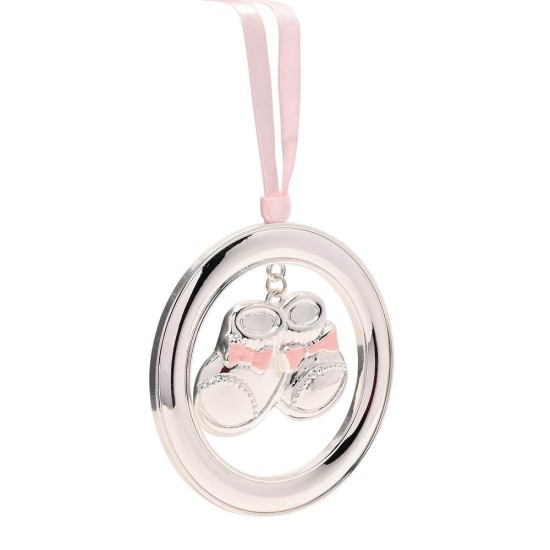 Botosei Bambino Silver Plated Hanging Bootie Roz