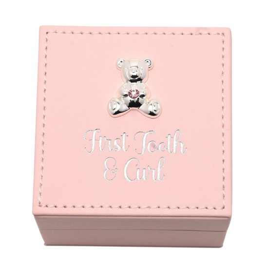 Cutie amintiri bebelusi Bambino Tooth and Curl roz