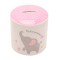 Pusculita pentru copii din ceramica Hello Baby roz