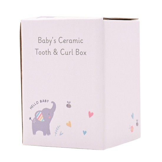 Set cutiute pentru suvite si dintisor Hello Baby roz