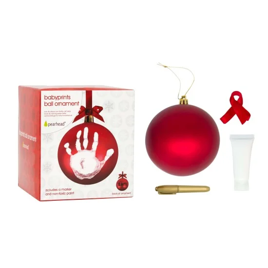 Pearhead - Glob de Craciun cu amprenta bebe krbaby.ro