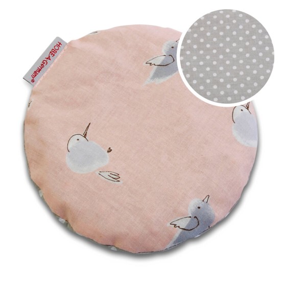 Pernuta anticolici cu samburi de cirese model pasarele si puncte Hobea krbaby.ro